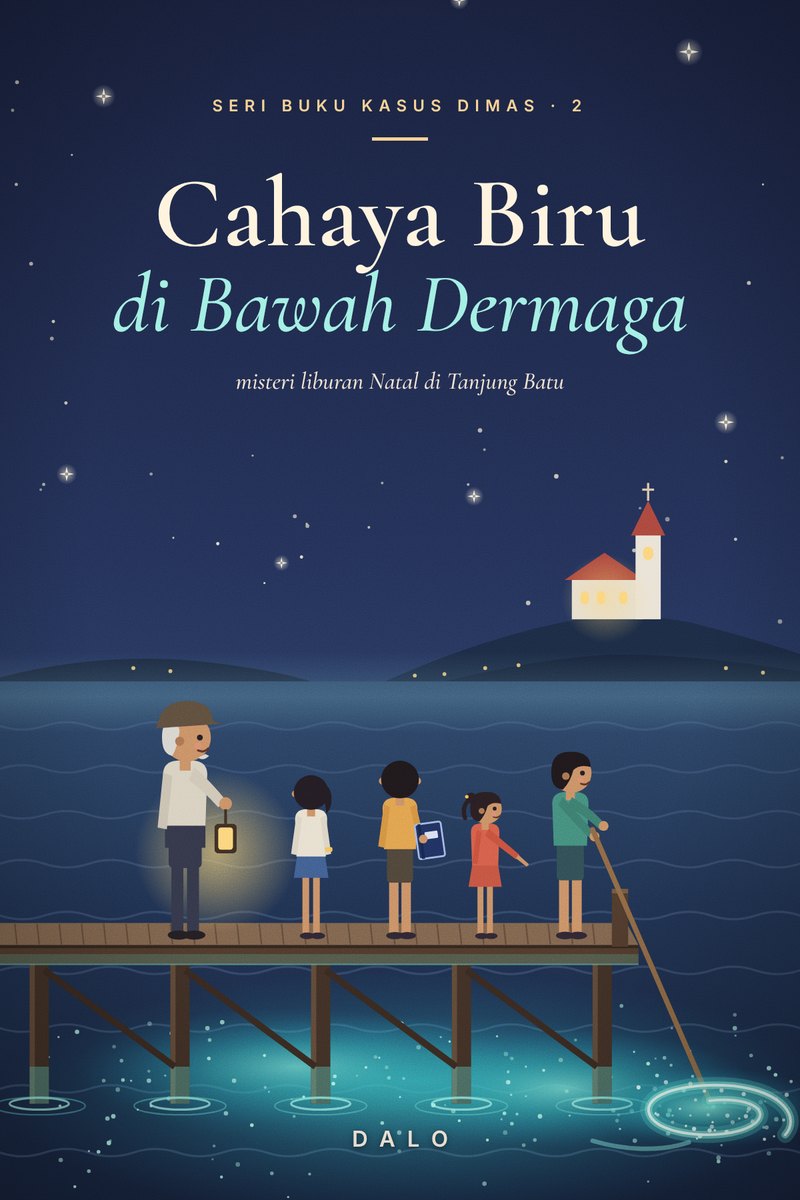 Sampul Cahaya Biru di Bawah Dermaga