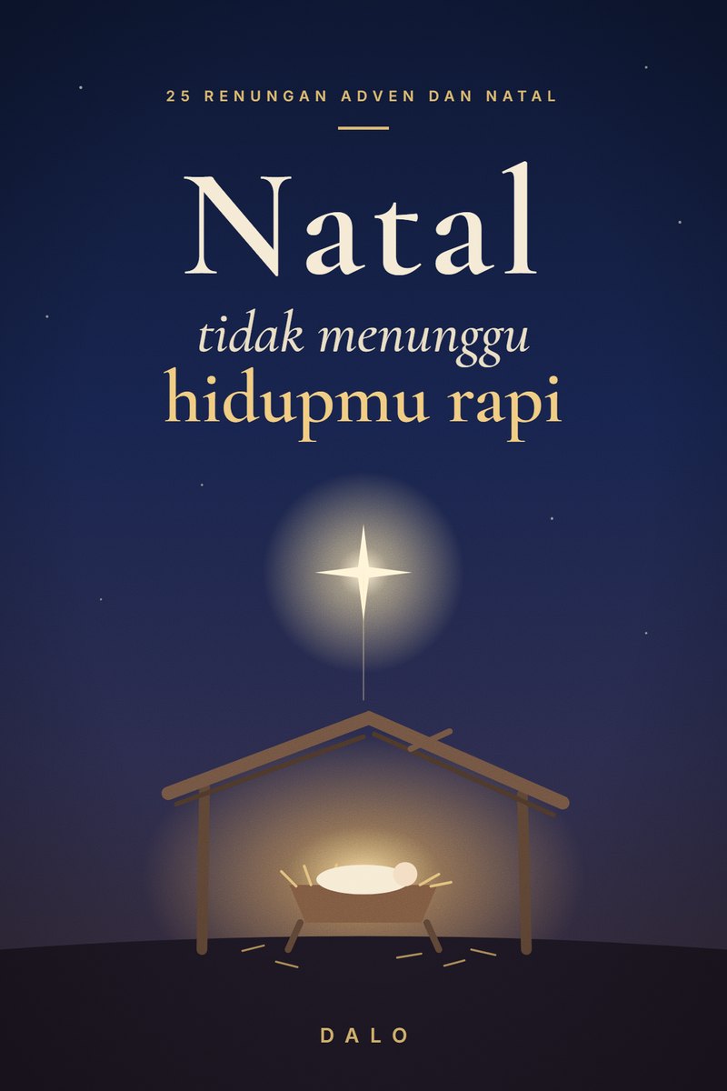 Sampul Natal Tidak Menunggu Hidupmu Rapi